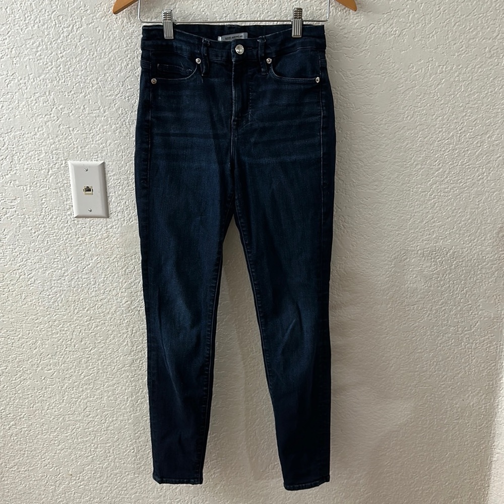 Good American Good Legs Sculpting Super Stretch Jean size 26/ 2 - Picture 2 of 11